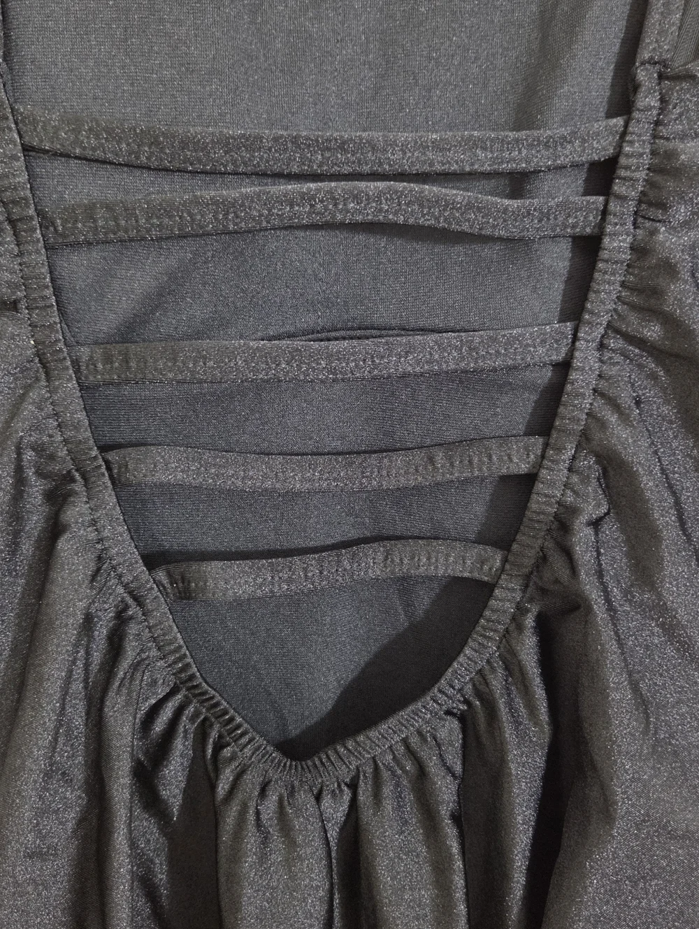 NWT Albion The Maria Black Mesh One-Piece Swimsuit Size Large - Picture 6 of 11